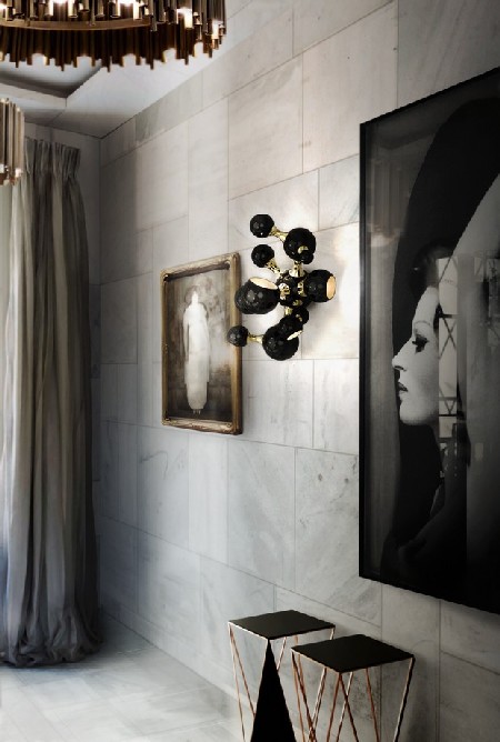 10 Mid-century Modern Golden Wall Lamps