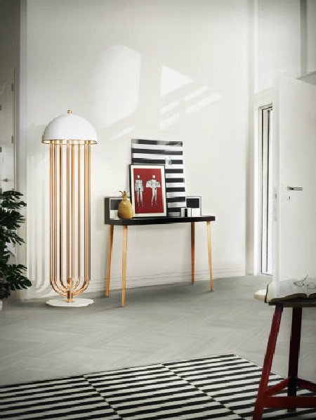 GET A MID-CENTURY MODERN STYLE WITH FLOOR LAMPS