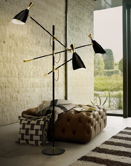 GET A MID-CENTURY MODERN STYLE WITH FLOOR LAMPS