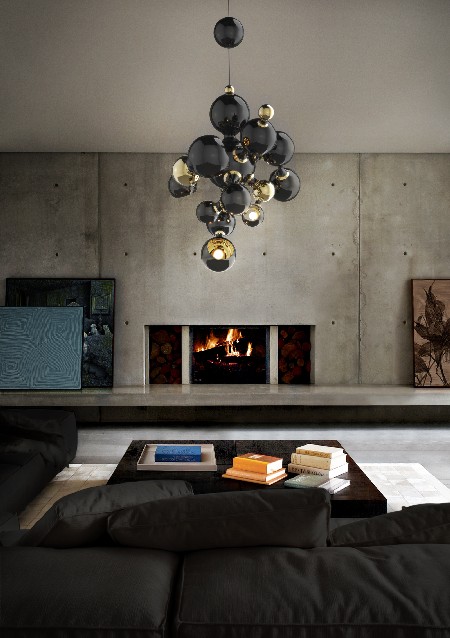 10 MODERN CHANDELIERS for a living room design